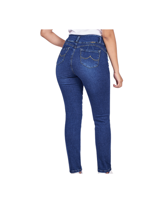 Pantalón Jean Azul Mujer